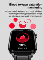 2025 Neue KI-Diagnose Blutfette Harnsäure Körperzusammensetzung Test Smartwatch für Herren EKG+PPG Bluetooth Anruf Gesundheits-Smartwatch