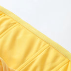 Damen einfarbiges plissiertes, sexy trägerloses Kleid, elegantes schulterfreies, rückenfreies Kleid mit hoher Taille und Schlitz 2026, neues Abendparty-Kleid