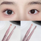 Doppelseitiger Lying Silkworm Eyeliner Pencil Diamond Glitter Matt Aegyosal Pen Aufhellende Creme-Lidschatten-Highlighter-Augen-Make-up