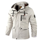 Mode Herren Freizeit Windbreaker Jacken Kapuzenjacke Herren Wasserdicht Outdoor Softshell Wintermantel Kleidung Warmer Fleece Dick