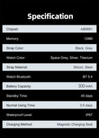 New For OPPO Ultra Thin Smart Watch Men AMOLED HD Screen Always Show Time Heart Rate Bluetooth Call Sports Waterproof Smartwatch