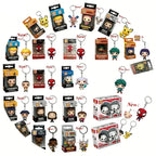 2026 Funko Schlüsselanhänger Ranger Rot Blau Pink Minion Kevin Otto Stuart Spider Spot Vash Ahsoka Inuyasha Homer Sam Sally Figuren Spielzeug