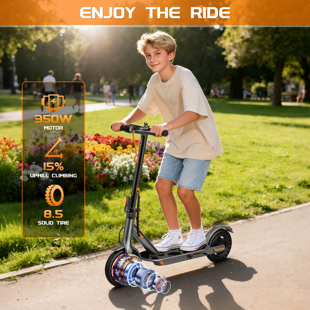 AOVOPRO Mini80C Elektroroller für Kinder 350W 8,5 Zoll Kinder-Elektroroller 31KM/H Supergeschwindigkeit 5-19KM APP Smart E-Scooter