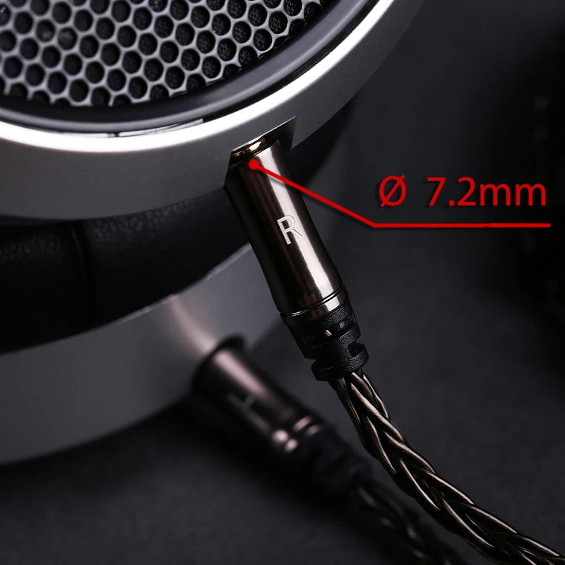 OPENHEART 16-adriges Kopfhörerkabel 1 zu 2 Klinken dual 3.5/2.5/4.4mm/XLR symmetrisches Kabel für HIFIMAN DENON Ersatzkabel 2m 3m