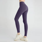 Naked feeling Yoga Leggings Women High Waisted Hip Lifting Fitness Leggings Running Cycling Pants Breathable Sports Leggings