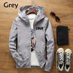 Maßgeschneiderte Reise-Team Zipperjacke, Kapuzen-Unisex-UV-beständige, wasserdichte Jacke für Herren und Damen, Oberbekleidung, Frühling, Sommer,