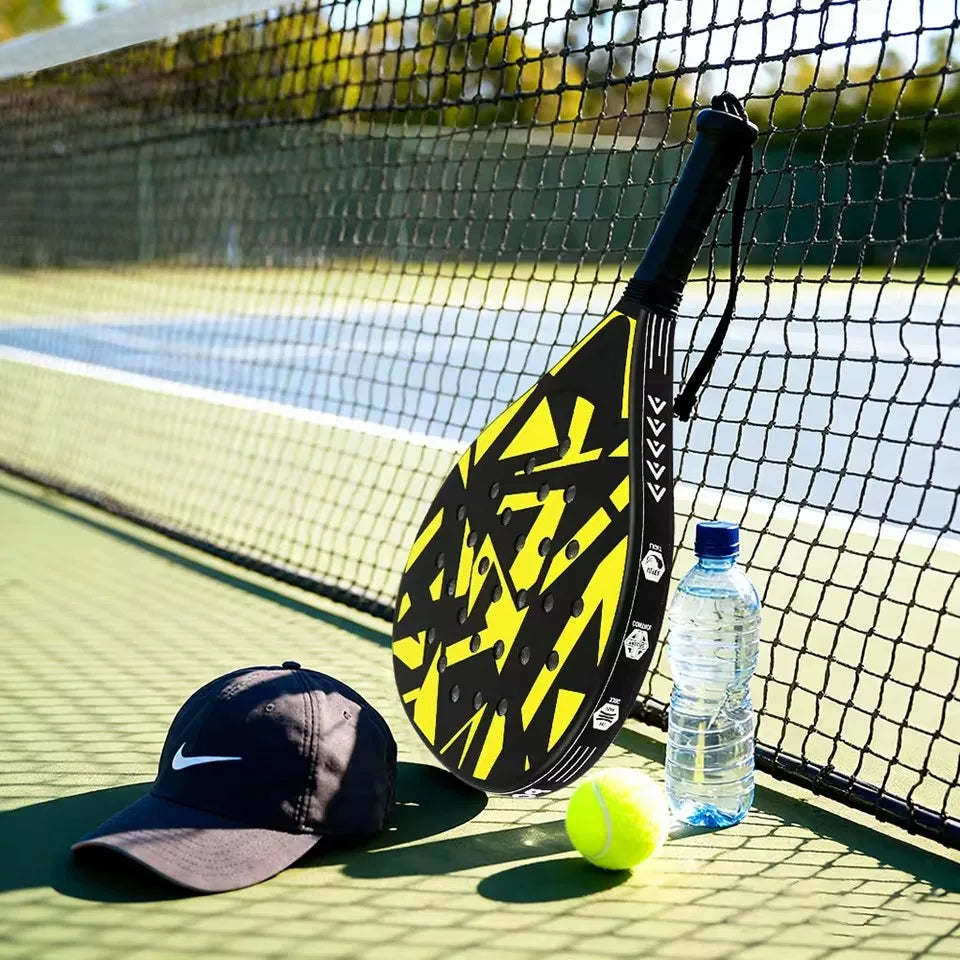 Neueste Tennisschläger 2026 | Padelschläger, aus ultraleichtem Kohlefasermaterial, mit starker Elastizität und guter Qualität