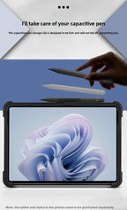 Acryl Transparente Schutzhülle für 12 Zoll Microsoft SurfacePro12 Tablet (2025) – Stoßfest, Anti-Fall, mit Schultergurt