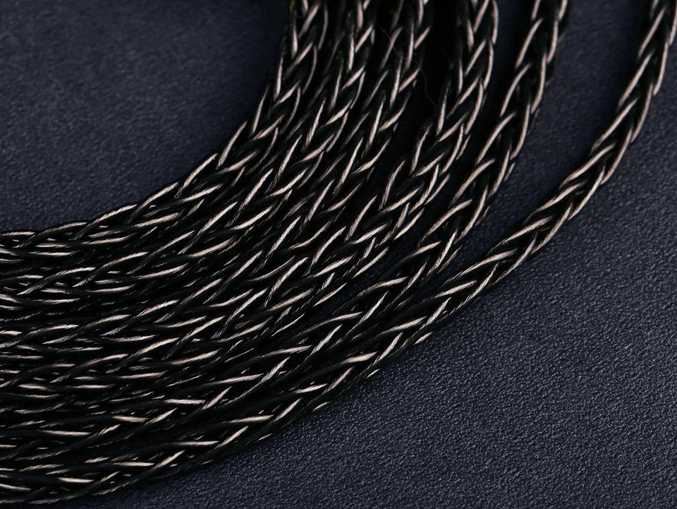 OPENHEART 16-adriges Kopfhörerkabel 1 zu 2 Klinken dual 3.5/2.5/4.4mm/XLR symmetrisches Kabel für HIFIMAN DENON Ersatzkabel 2m 3m