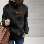 Winter Superweicher und bequemer einfarbiger Rollkragenpullover Damenpullover Mode Reißverschluss Sexy Oberteil Damen Hipster Kleidung