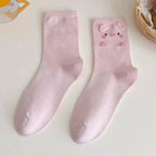 Mode Süß Niedlich 3D Tierohren Schwein Strumpfwaren Winter Warme Cartoon-Socken für Kinder Harajuku Baumwolle Weiche Hausschuhsocke