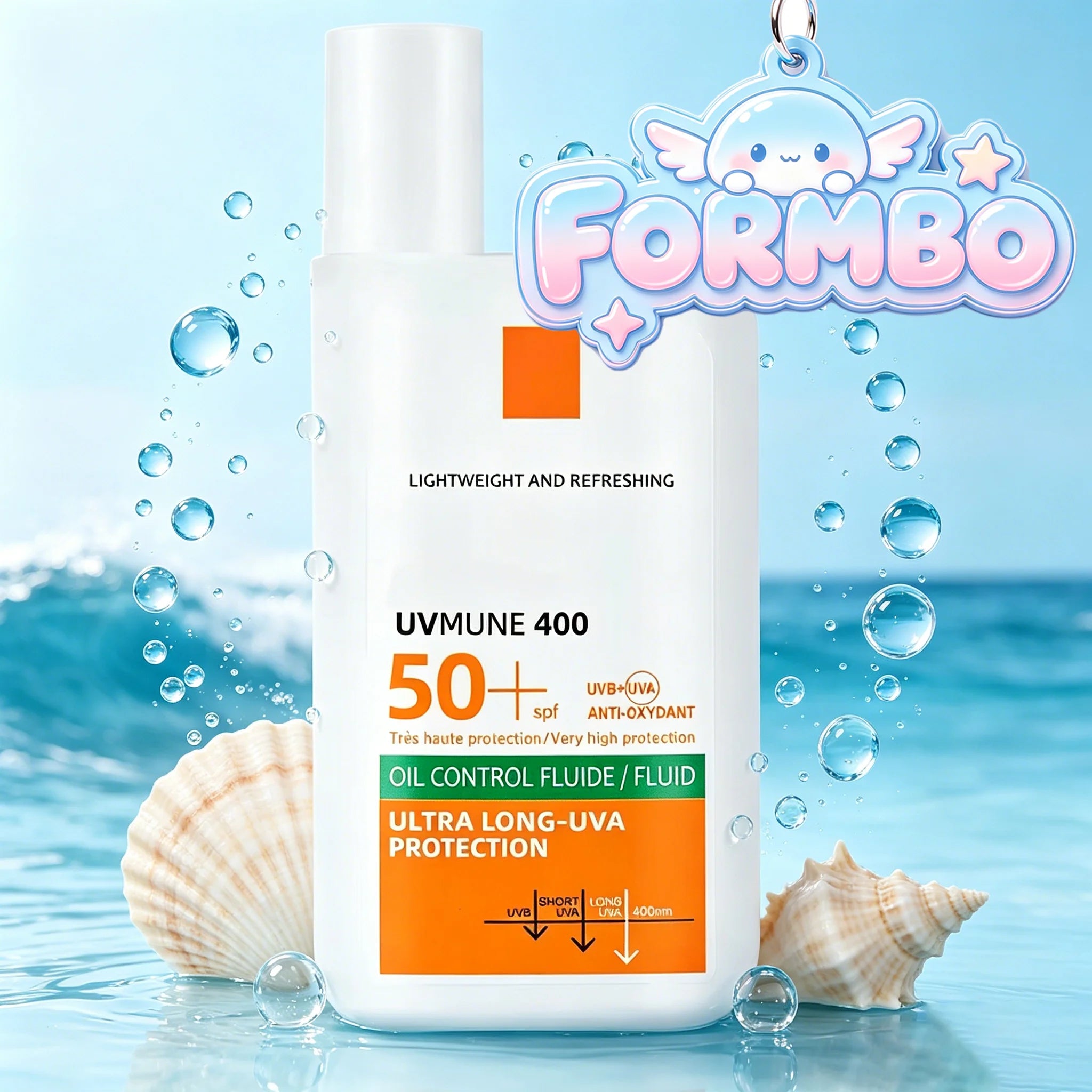 SPF50+ Sunscreen Lotion Lightweight Non-Greasy UV Protection Face Body Sunscreen Lasting Moisturizing Refreshing Sunburn Defense Main image