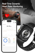 Neue Herren Smartwatch für präzise Gesundheitsdiagnose: EKG, Blutdruck, Blutsauerstoff, Blutfett, Harnsäure, Temperatur, Bluetooth-Anruf