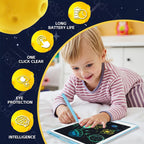 8.5/10/12 Zoll LCD-Schreib-/Grafiktablett für Kinder von 3-8 Jahren, wiederverwendbares magisches Zeichenbrett mit Stylus, löschbares Doodle-Pad-Spielzeuggeschenk