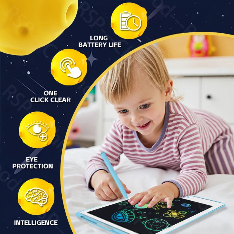 8.5/10/12 Zoll LCD-Schreib-/Grafiktablett für Kinder von 3-8 Jahren, wiederverwendbares magisches Zeichenbrett mit Stylus, löschbares Doodle-Pad-Spielzeuggeschenk