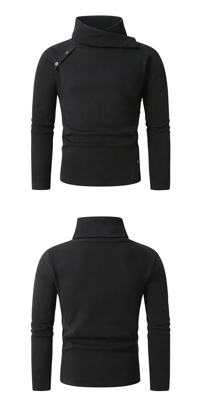 2026 Neuer Herren-Rollkragenpullover in Weiß, britischer schwarzer Pullover, asiatische Größen M-4XL. Graue Pullover