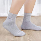 5 Paar/Herren Bambussocken Bequem Atmungsaktiv Freizeit Business Herren Crew Socken Hohe Qualität Antibakteriell Wadenhohe Socken EU39-45