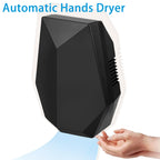Wandmontierter automatischer Händetrockner mit Sensor, US-Stecker, leistungsstarker Motor, kompakter Trockner, leiser Trockner für Küche, Schlafzimmer, Hotel