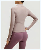 Yoga Set 3-teilig, Gym Kleidung, Sportbekleidung, Yoga Anzüge für Damen, Langarm Crop Top, Fitness Set, Trainingsanzüge, Sport-BH, Gym Leggings
