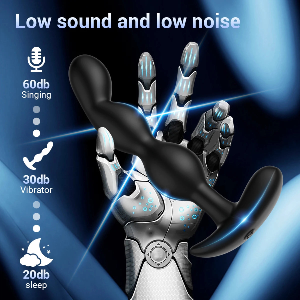 APP Bluetooth Analdildo Vibrator für Herren Prostata-Massagegerät Drahtloser Remote Buttplug Vibrierendes Sexspielzeug für Erwachsene für Frauen, Männer, Homosexuelle