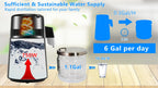 750W 4L Wasser-Destilliergerät Haushalt Destilliertes Reinwassergerät Destillationsreiniger Filter Edelstahl Wasserfilter