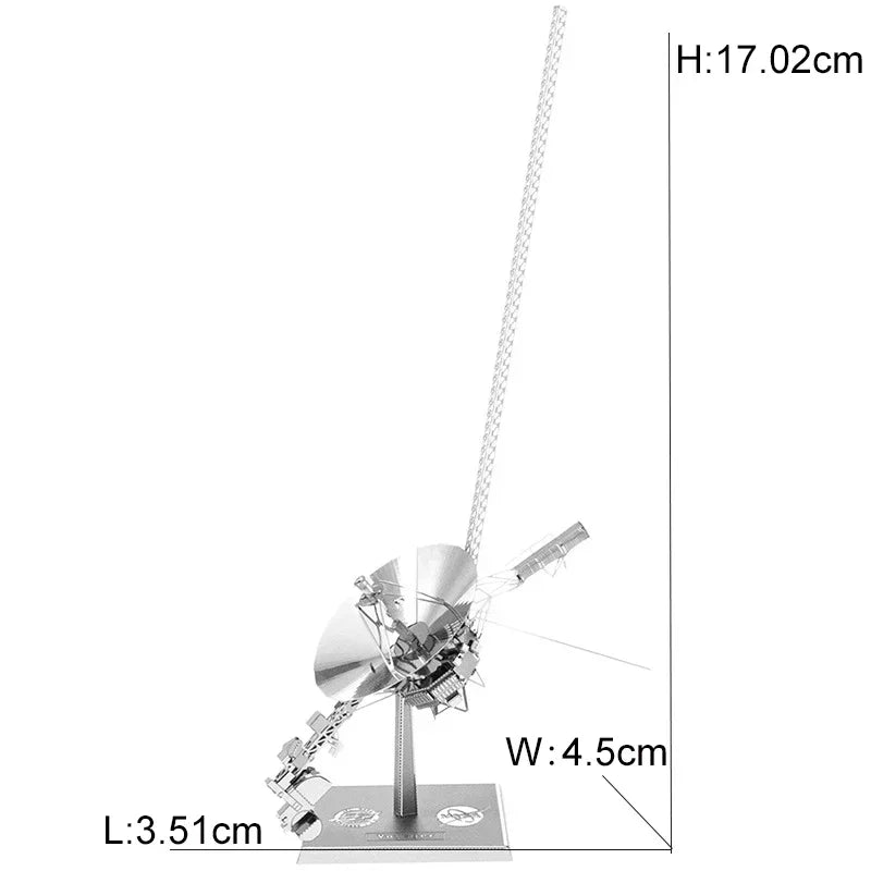Weltraumforschung 3D Metallpuzzle Shuttle Hubble Weltraumteleskop Mars-Rover Modell Spielzeug für Kinder Kreatives Puzzle Geschenk Spielzeug