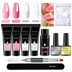 LIMEGIRL Nagelkunst-Set Poly-Nagelgel-Verlängerungs-Soak-Off-Gel-Set Nagelkunst-Acrylgel-Lack-Set für Anfänger Halbpermanentes Gel So