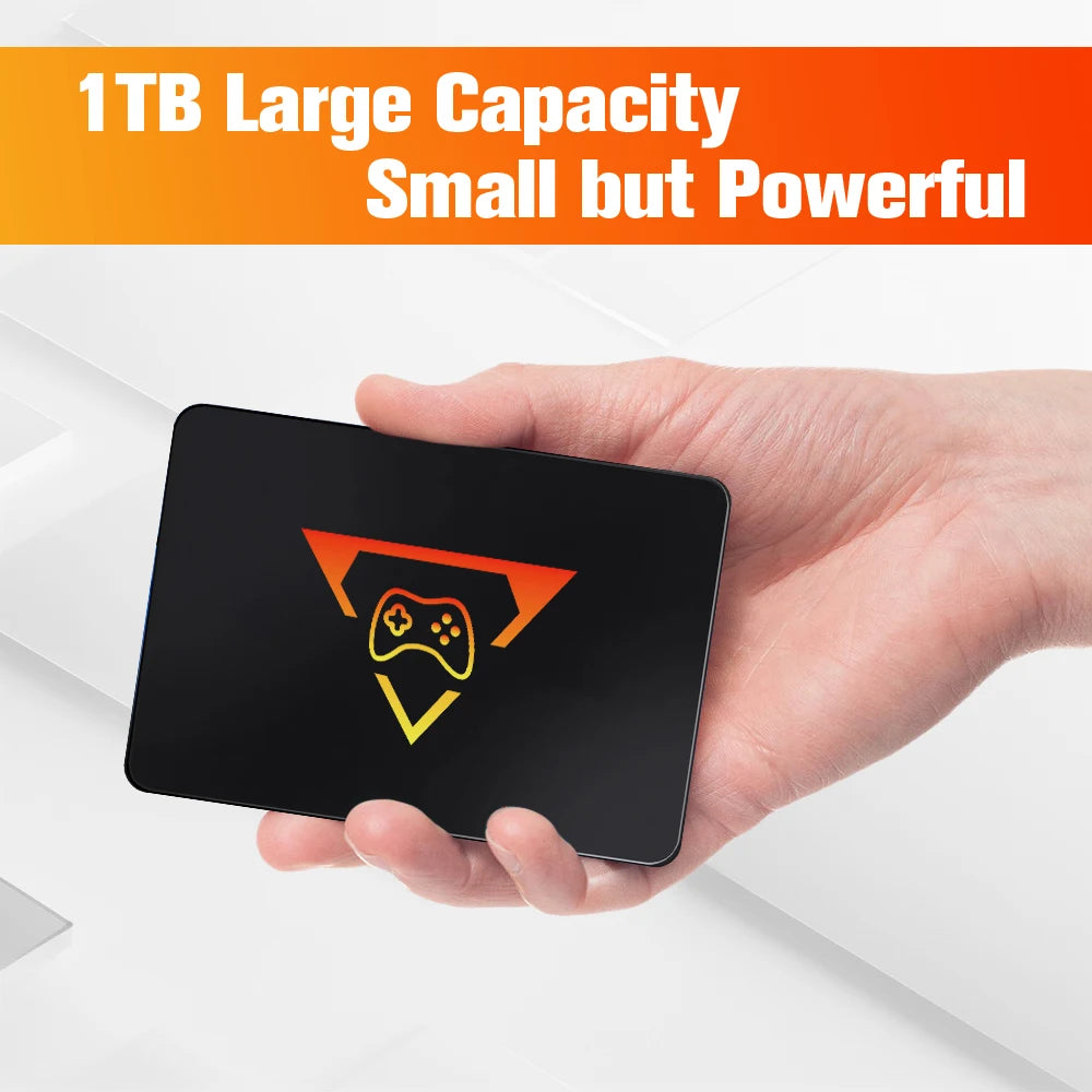 1TB tragbare Gaming-SSD 3 Systeme in 1 Spielekonsole 80+ Emulatoren für PS5/PS4/XBOX/XBOX One/PS3/SWITCH mit 16191 3D- & Retro-Spielen