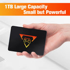 1TB tragbare Gaming-SSD 3 Systeme in 1 Spielekonsole 80+ Emulatoren für PS5/PS4/XBOX/XBOX One/PS3/SWITCH mit 16191 3D- & Retro-Spielen