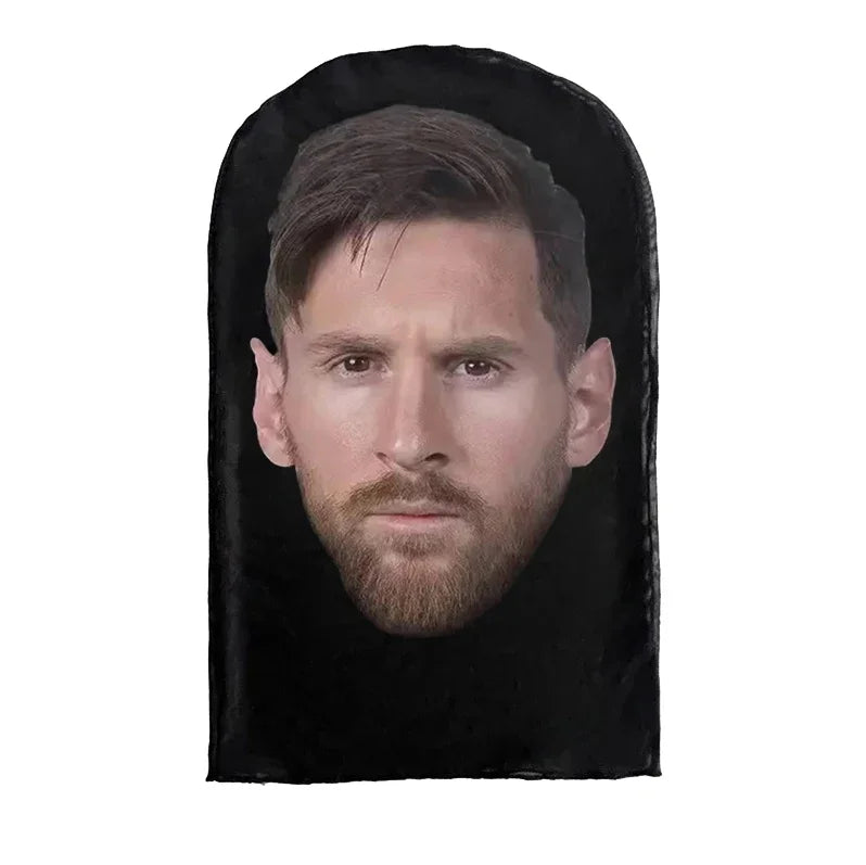 Neue 3D-gedruckte Kanye Maske Drake Elastisches Mesh Vollgesichtsmaske für Unisex Cosplay Kopfbedeckung Party Simulation Sturmhaube Mütze Kopfbedeckung