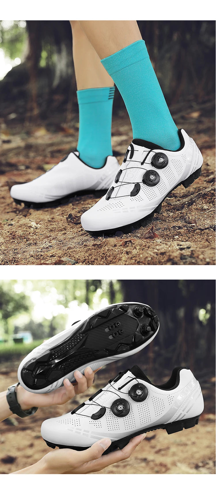 Fahrradschuhe aktualisiertes Modell MTB Fahrrad Herren Rennen Wettkampf selbstsichernd Speed Fahrrad Sportschuhe Damen Spd Cleats Radschuhe