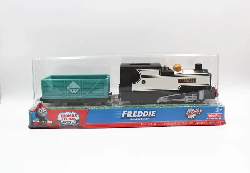 Original Thomas und seine Freunde elektrische Eisenbahn motorisierter Zug Schienenzug Gordon Donald Douglas Freddie Kinderspielzeug für Jungen Kinder