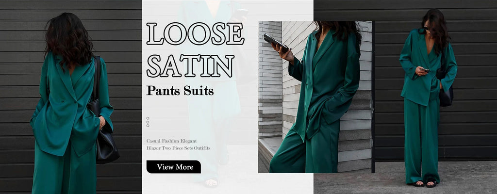 Clacive Lässiger locker sitzender Hausanzug Herbst Langarmbluse mit High-Waist-Hose Set Damen Elegantes plissiertes beiges 2-teiliges Hosenset
