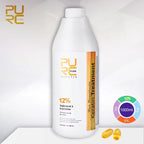 PURC 1000ml Keratin Haarglättende Glättungsbehandlung für lockiges, krauses Haar, brasilianische Keratinprodukte professionell