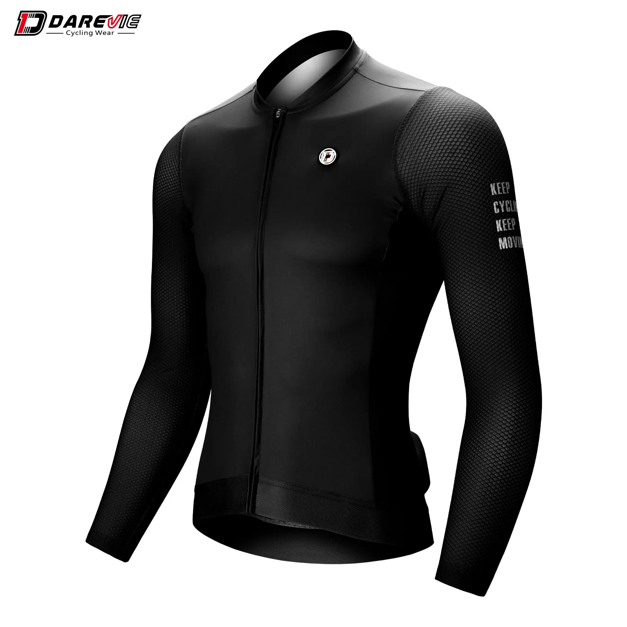 DAREVIE Radtrikot Kleine Größe SPF 50+ Trainingsniveau Herren Damen Langarm Radtrikot Atmungsaktives Herren Radtrikot
