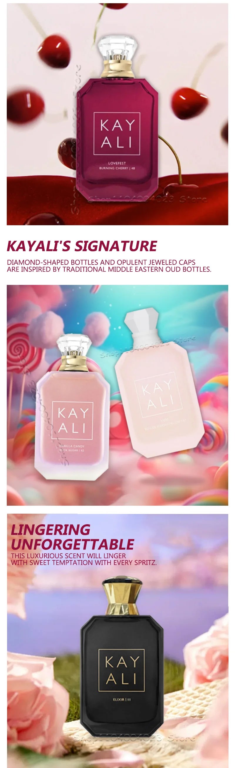 KAYALI 100ml EDP Intense Spray - Süß fruchtig-blumiger & warm holziger Unisex-Duft | Langanhaltender, selbstbewusstseinsstärkender Duft