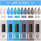 LILYCUTE Nagelgel-Politur-Set, Rosa Grün, Frühling, DIY-Nagelkunst-Design, lang anhaltend, Soak Off UV Gel, Maniküre, Malgel, Vernis-Kit