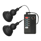 Elektrische Schock Brustwarzenklemmen BDSM Bondage Schamlippenklammer Klitoris-/Penispulsator E-Stimulations-Massagehandschuh/-Pad SM Roller Sexspielzeug für Paare