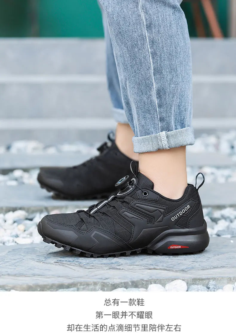 Men Women Cycling Shoes zapatillas ciclismo mtb Bike Riding Shoes Motorcycle Shoes Waterproof Bicycle Shoes Hiking Sneaker Black
