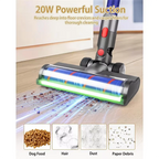Bürstenkopf für Dyson V7 V8 V10 V11 V15 LED-Stauberkennung Bodenkopf Ersatz Staubsaugeraufsatz für Hartböden