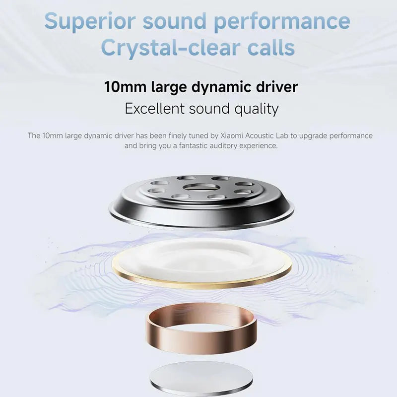 Xiaomi Redmi Buds 6 Play Wireless Bluetooth Earphone, AI Noise Reduction, Touch control Wireless Earphone, Long Endurance BT5.4