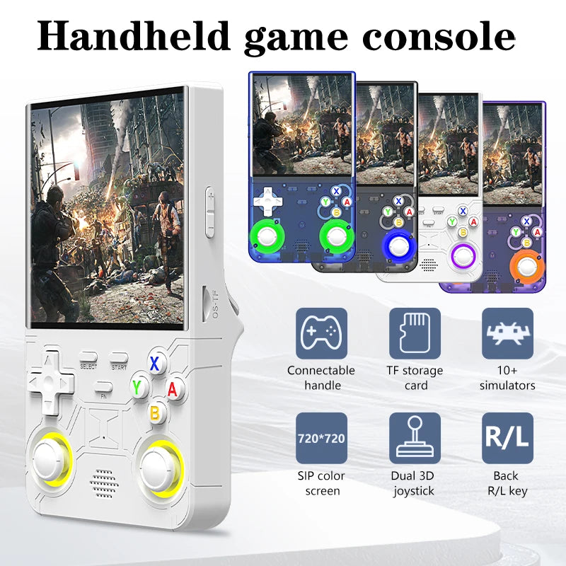 R36 Ultra Handheld WIFI Game Player 4 Zoll IPS-Bildschirm Open Source Retro Video Player 64G/128G Speicher bis zu 20000+ Spiele