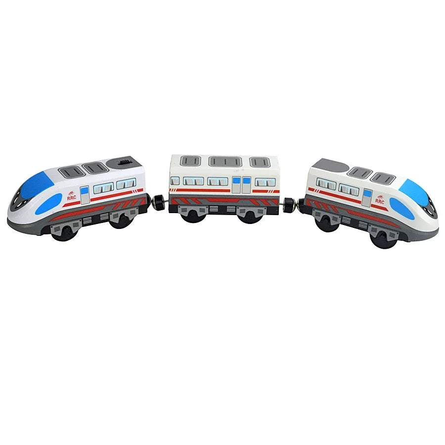 Lokomotive Magnetische Auto Elektrische Eisenbahn Spielzeug Passt Alle Marken Biro Holz Diecast Slot Eisenbahn Schienenbahn Lernspielzeug Für Kinder