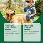 60ml Multivitamin-Ergänzung für Hunde zur Stärkung des Immunsystems, sanfte Formel zur Linderung von Hautbeschwerden, tägliche Nahrungsergänzung