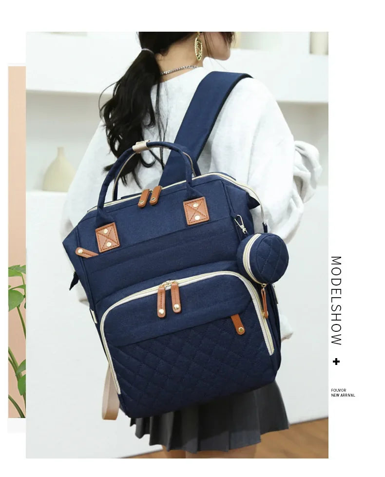 USB Mummy-Bag Windeltasche Babypflege Große Kapazität Mama Rucksack Mummy Mutterschaft Nasstaschen Wasserdichte Baby Schwanger Wickelrucksack