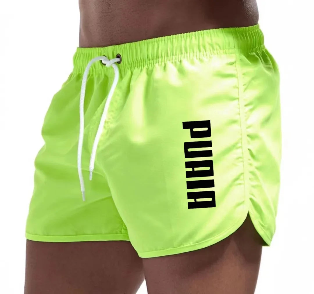 Neue heiße Sommer Badehosen Sport Fitnessstudio Laufshorts Herren Bademode Luxus Strandshorts Schnelltrocknende Herren-Badehosen Boardshorts