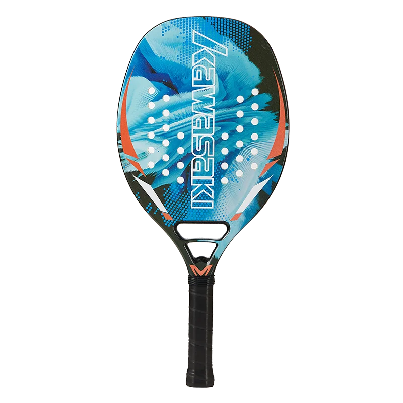 Kawasaki Beach-Tennisschläger aus Carbonfaser mit weicher Schlagfläche und schützender Schlägerhülle