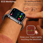 2026 Neue Gesundheits-Smartwatch Lasertherapie Reduziert Drei Hochs Blutsauerstoff Blutdruck Harnsäure Blutfette EKG-Smartwatch Für Herren
