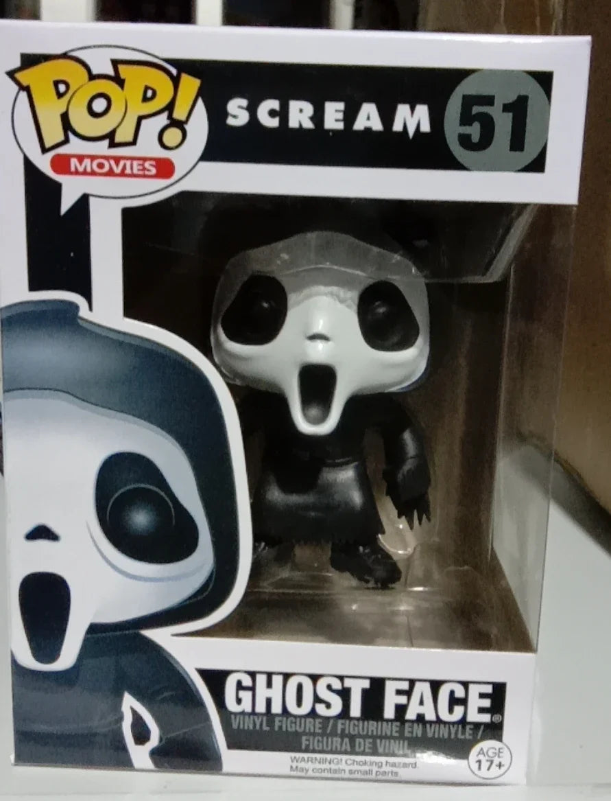 2026 FunKo Pop! Scream GhostFace #51 Blutiger Ghost Face #1607 Actionfiguren-Modell als Geburtstagsgeschenk Spielzeug