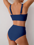 Sommer Sexy Bikinis Push Up Badeanzüge Damen Bademode für Frauen Strand Bademode Badeanzüge High Waist Bikini Set Pool Bather